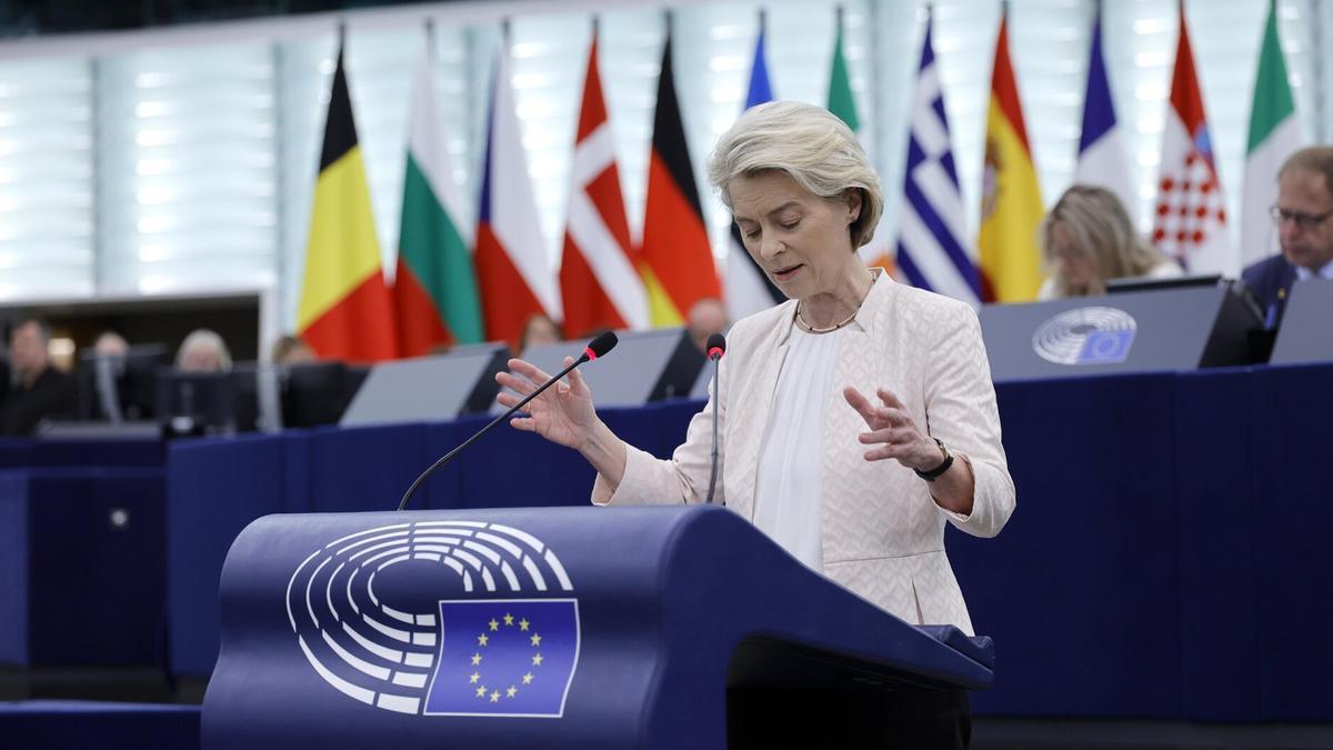 Von der Leyen: "Europa enfrenta una decisión que definirá nuestro lugar en el mundo".