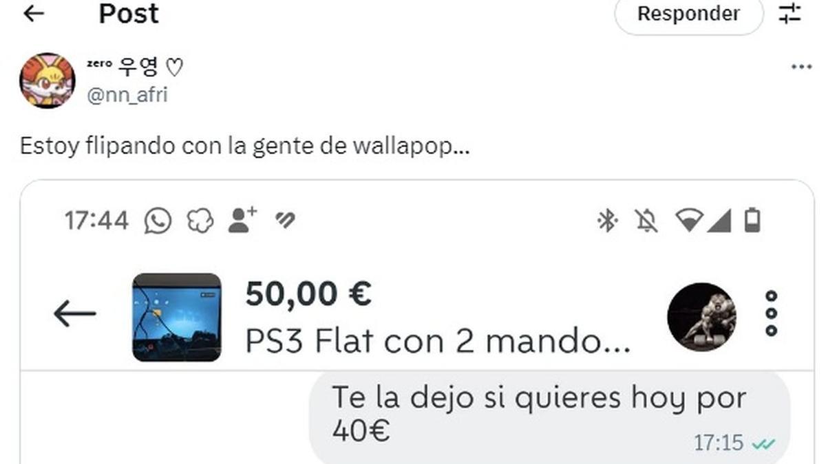 El comienzo del post.