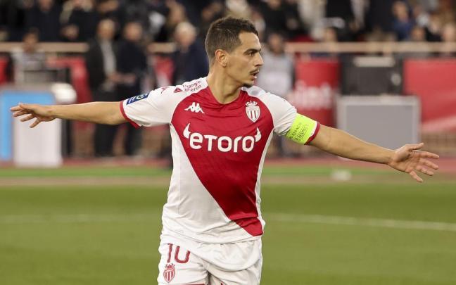 Ben Yedder durante un partido con el AS Mónaco, su equipo actual.