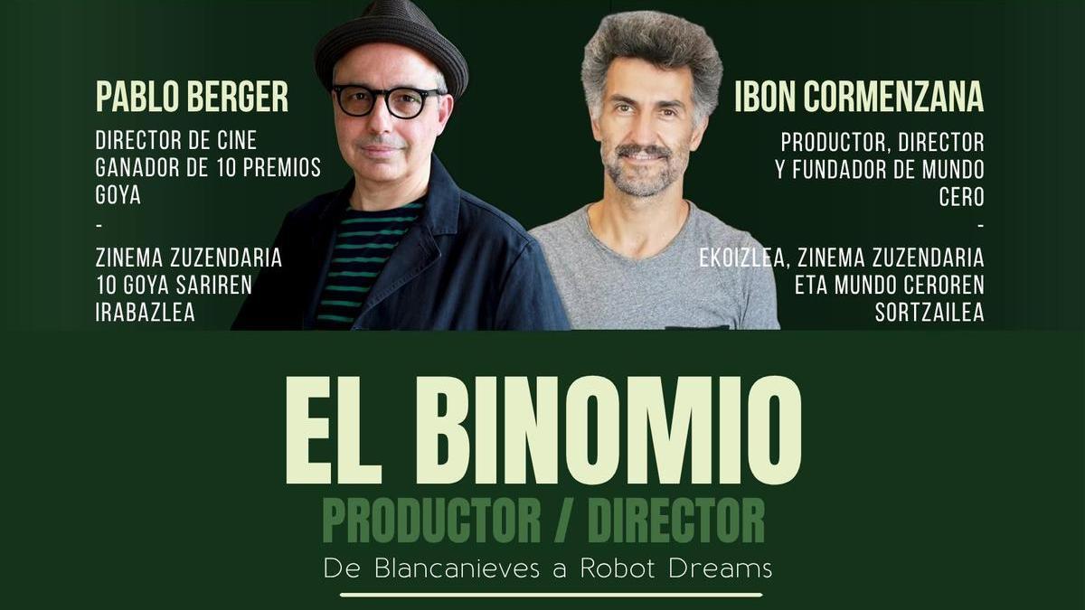 La charla estará protagonizada por Carlos Berger e Ibon Cormenzana