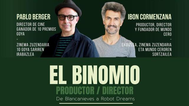 La charla estará protagonizada por Carlos Berger e Ibon Cormenzana