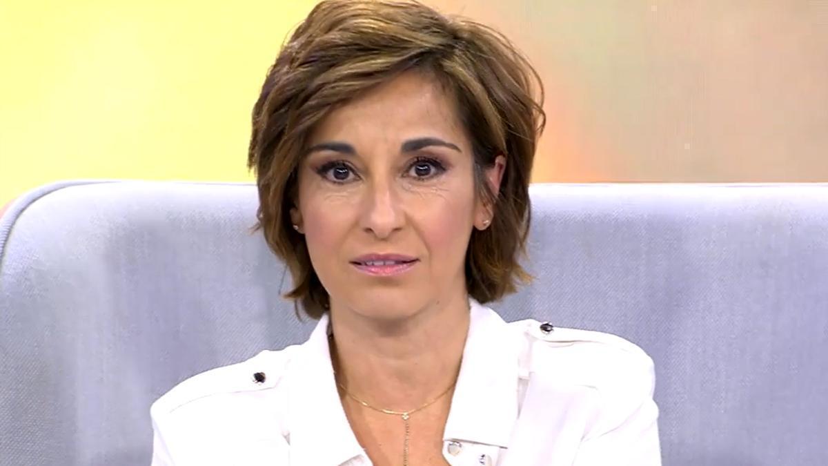 Adela González, en el plató de 'Sálvame'.