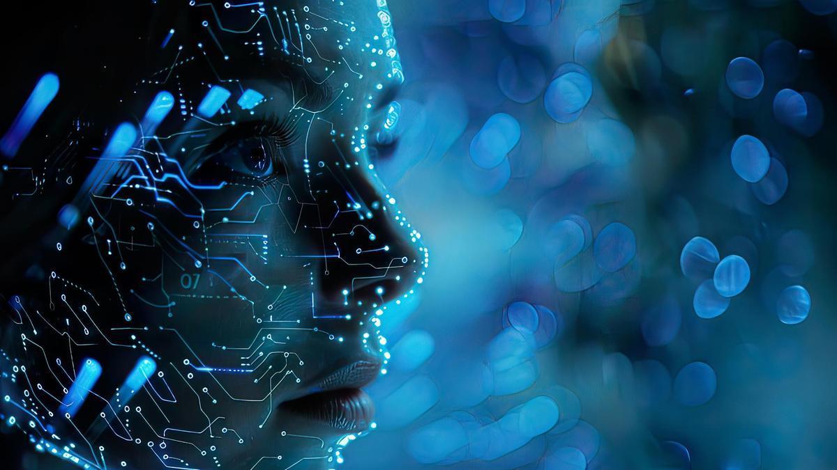 Creación de un rostro humano con inteligencia artificial.