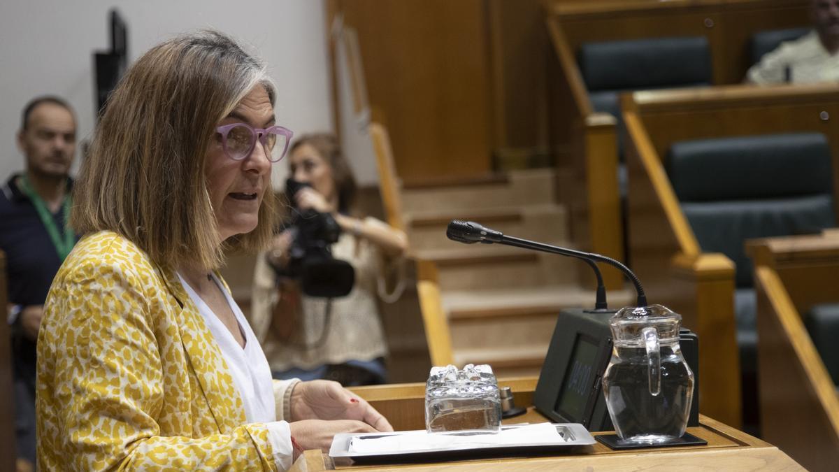 La nueva portavoz de EH Bildu en el Parlamento Vasco, Nerea Kortajarena.