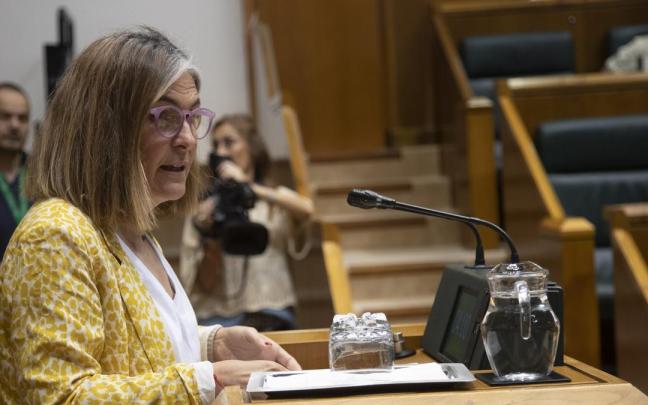 La nueva portavoz de EH Bildu en el Parlamento Vasco, Nerea Kortajarena.