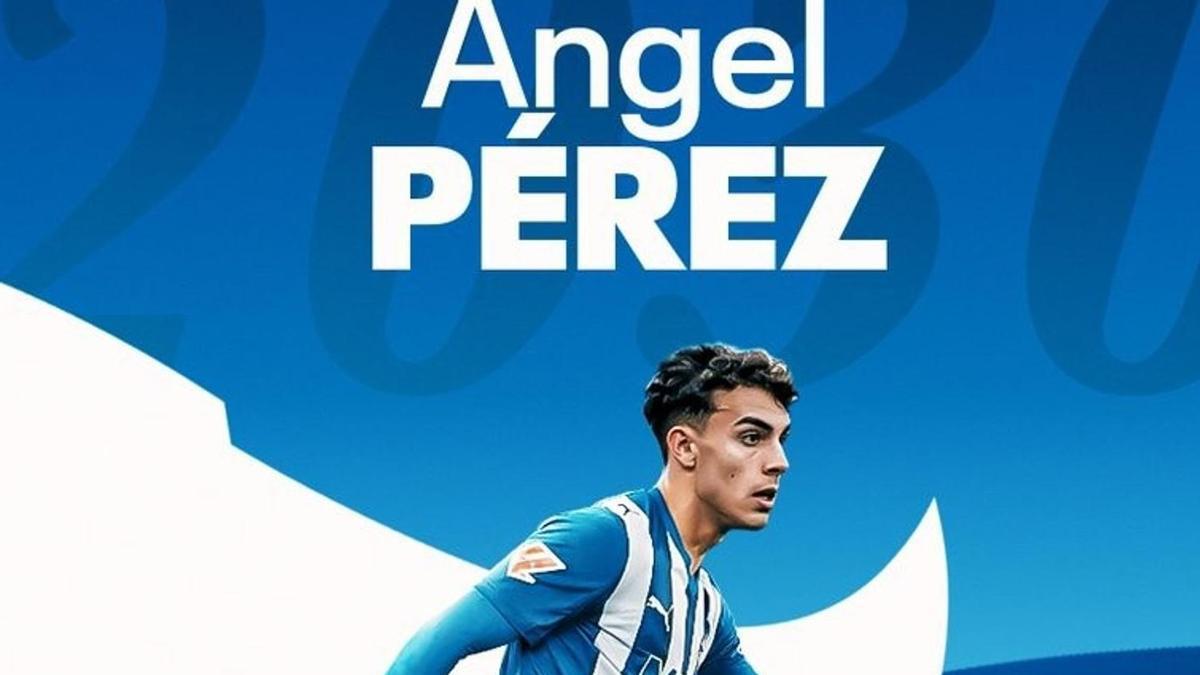 Alavesek Angel Perez hegalekoa fitxatu du 2030era arte.