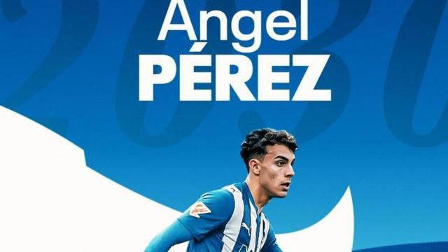 Alavesek Angel Perez hegalekoa fitxatu du 2030era arte.