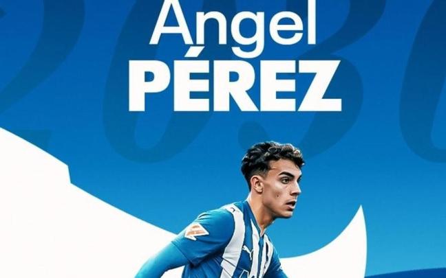 Alavesek Angel Perez hegalekoa fitxatu du 2030era arte.