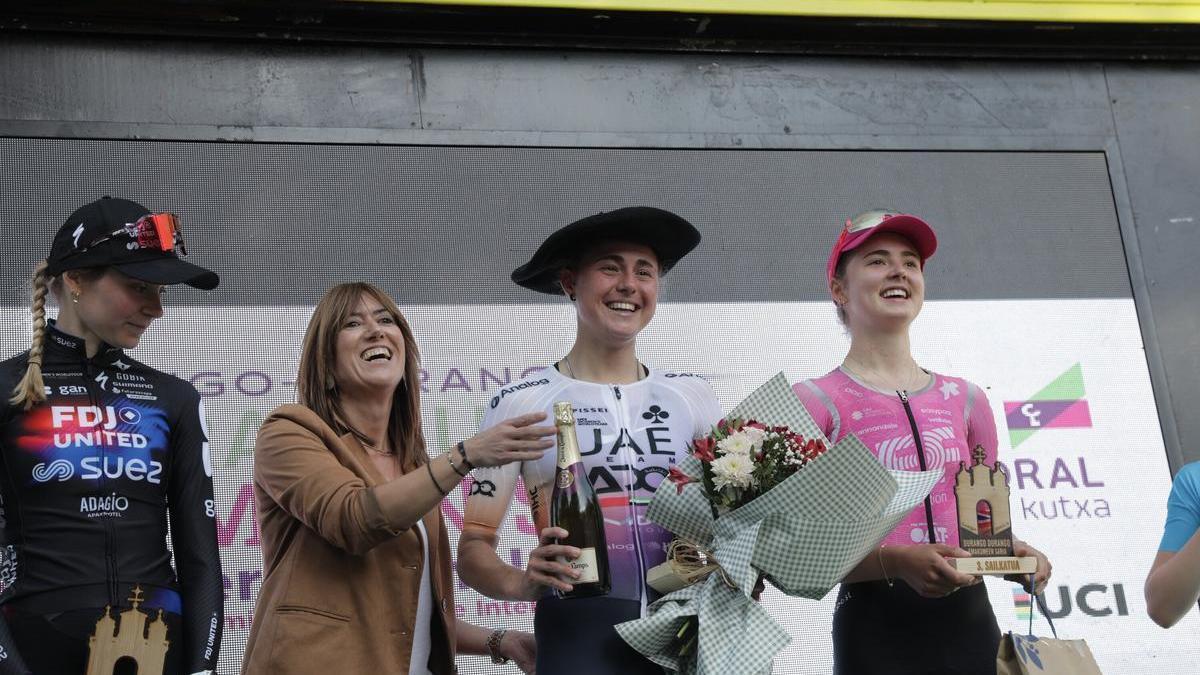 Blasi, campeona de la carrera.