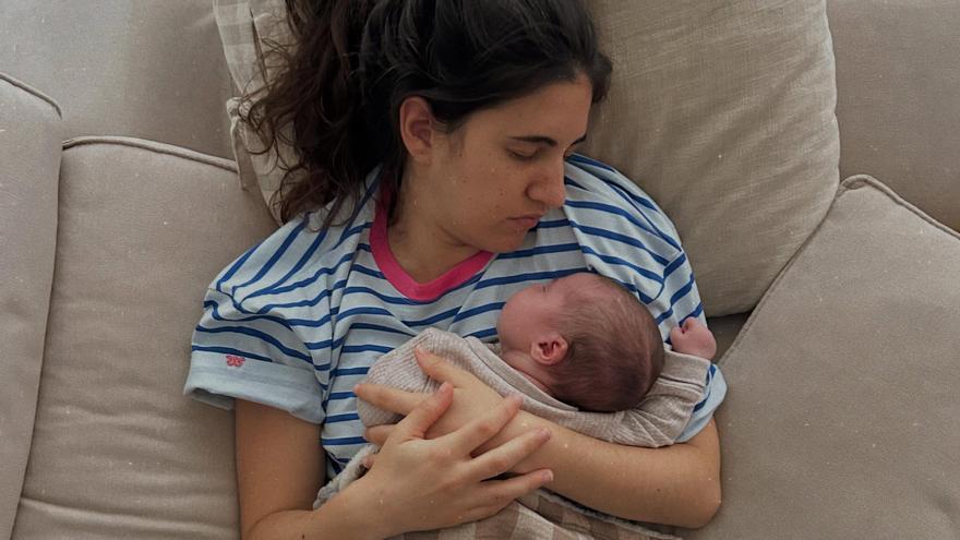 Izaro se convirtió en madre por primera vez el pasado mes de mayo.