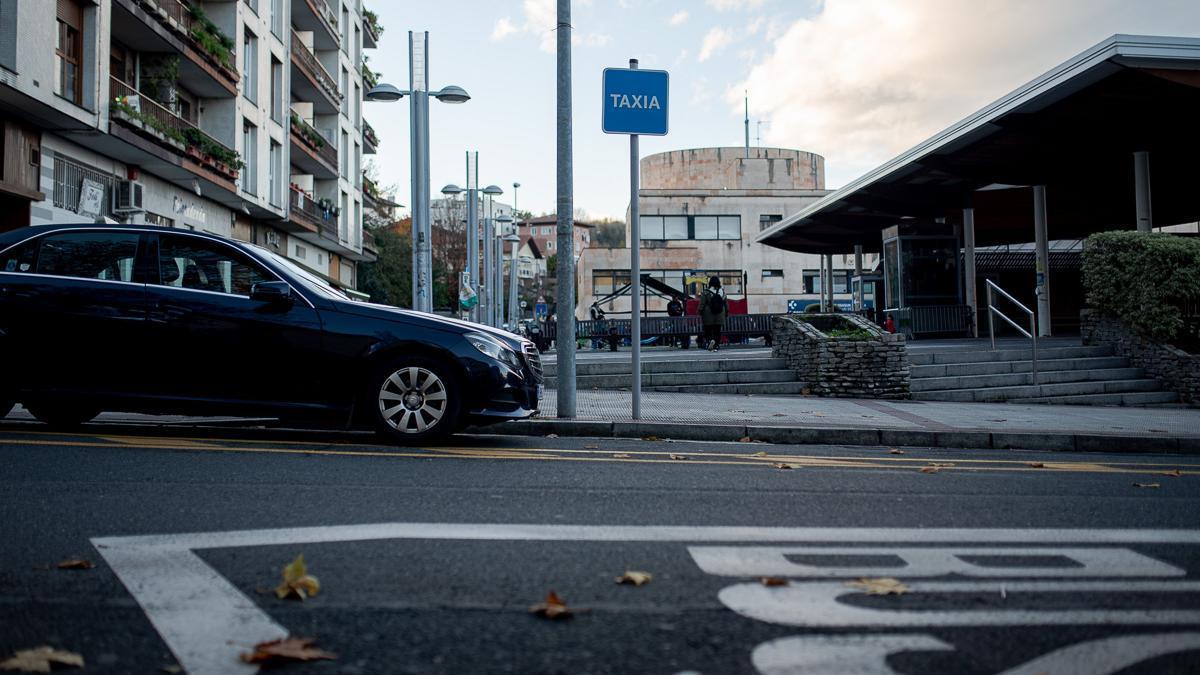 Parada de taxis de Hernani.