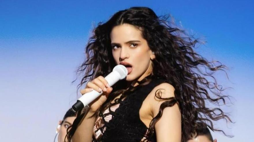 Rosalía, durante un concierto en Madrid