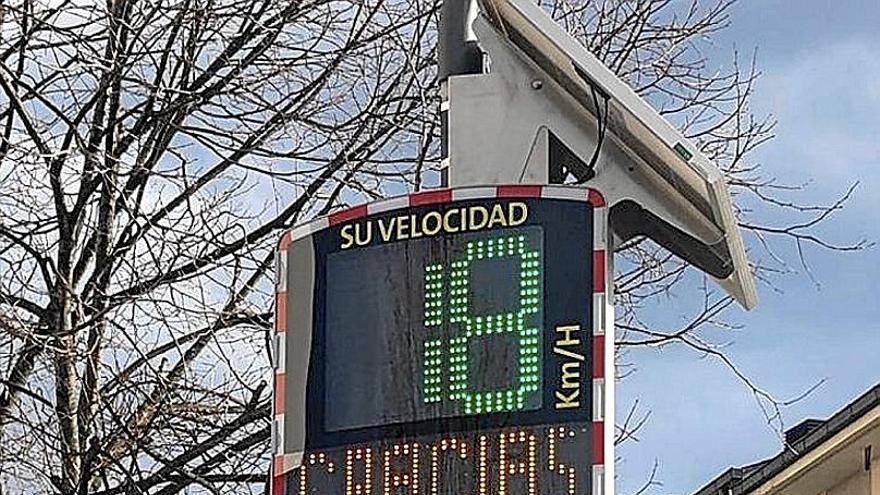 Estos radares indican la velocidad de circulación.