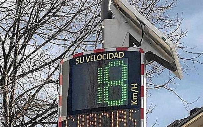 Estos radares indican la velocidad de circulación.