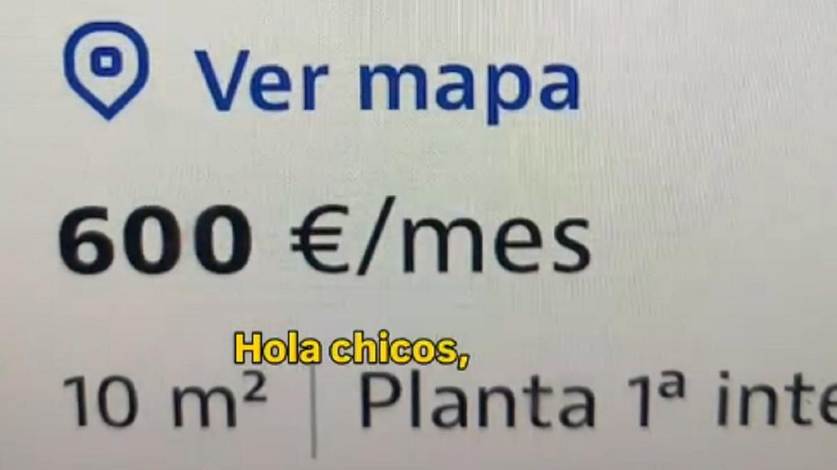 Una captura del anuncio.