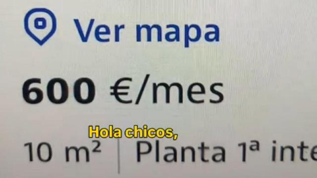 Una captura del anuncio.