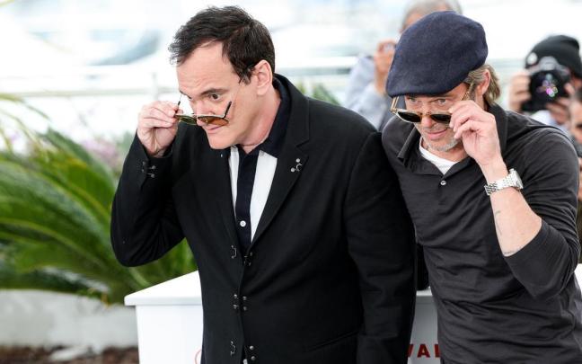 Quentin Tarantino y Brad Pitt en el festival de Cannes en 2019. / EP Quentin Tarantino y Brad Pitt en el festival de Cannes en 2019.