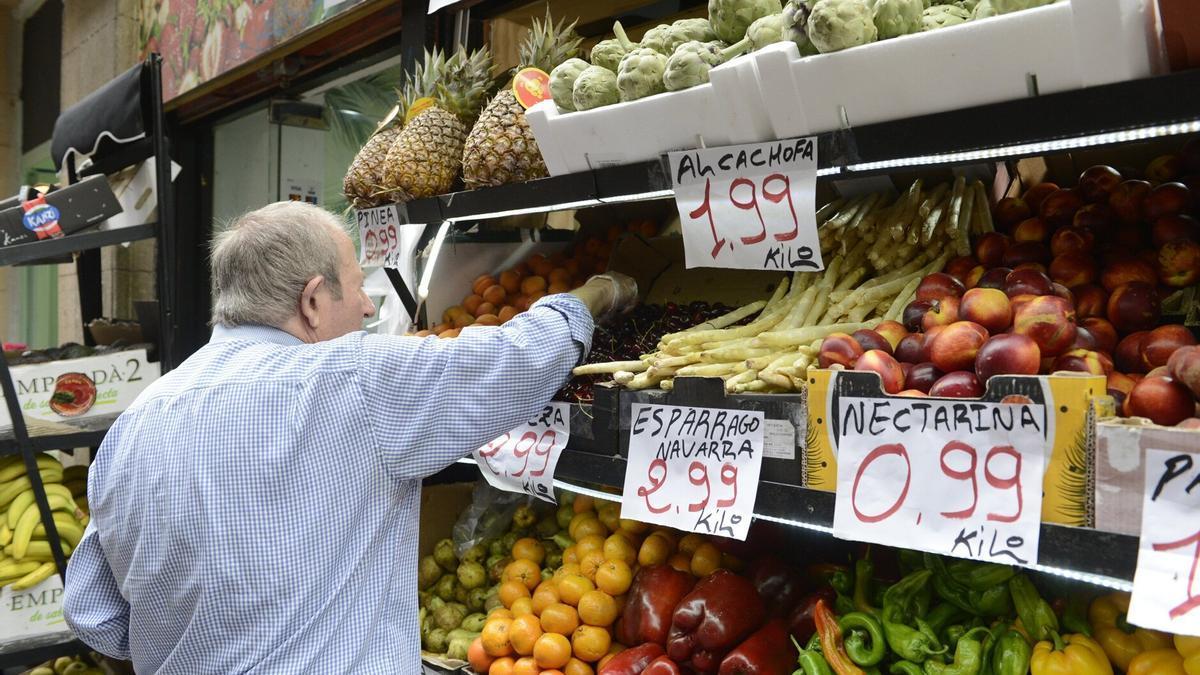 Frutería de barrio en Bilbao