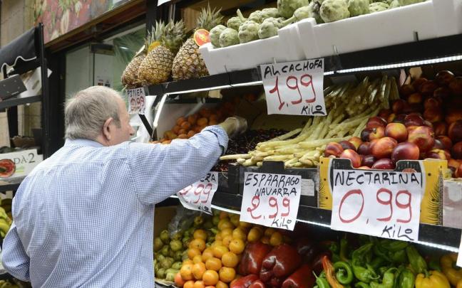 Frutería de barrio en Bilbao
