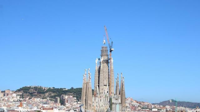 Obras en la Sagrada Familia.