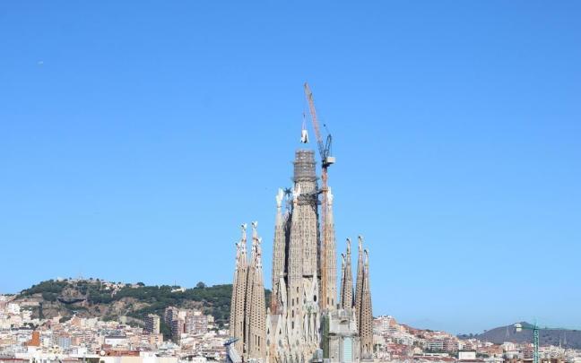 Obras en la Sagrada Familia.