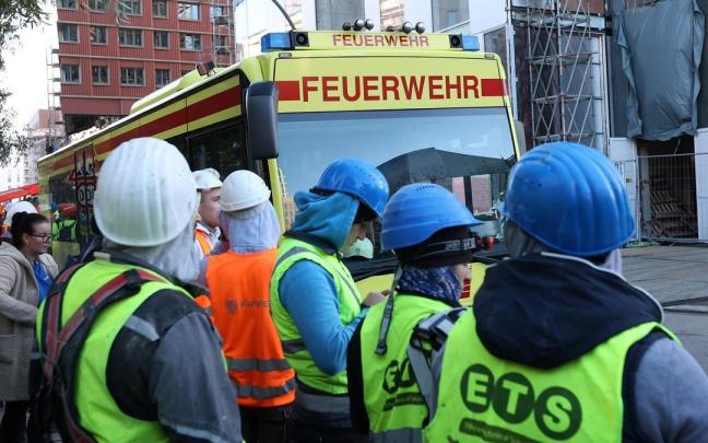 Bomberos alemanes, en una imagen de archivo.