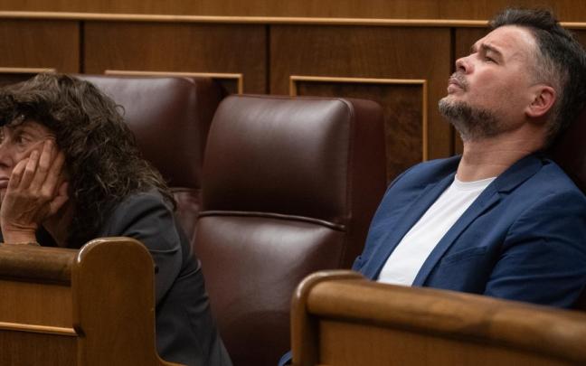 El portavoz de ERC en el Congreso, Gabriel Rufián.