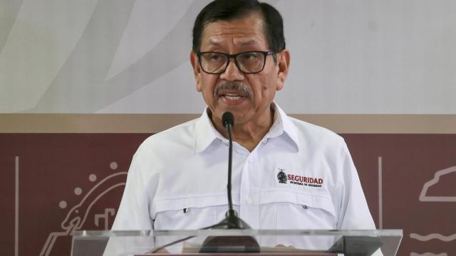 Fotografía de archivo del exsecretario de Seguridad de Sinaloa, Gerardo Mérida, durante un acto en Culiacán.
