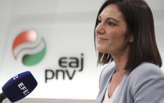 La cabeza de lista del PNV a las elecciones europeas, Oihane Agirregoitia.