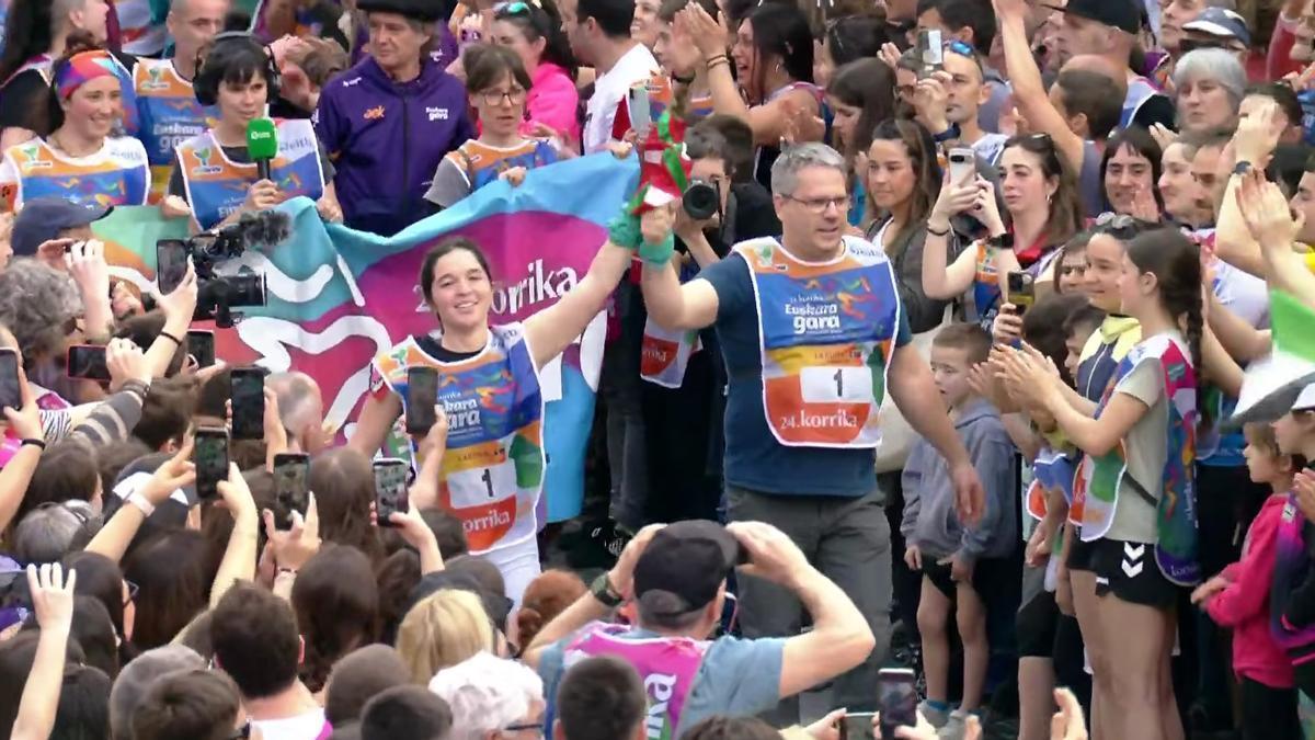 Comienzo de Korrika en Atharratze