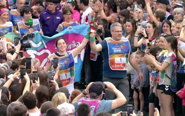 Comienzo de Korrika en Atharratze