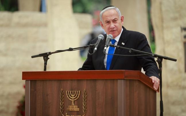 El primer ministro de Israel, Benjamín Netanyahu, en una foto de archivo. El primer ministro de Israel, Benjamín Netanyahu, en una foto de archivo.