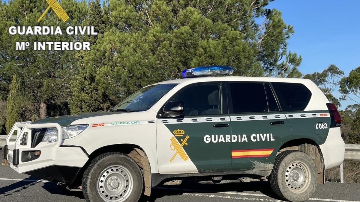 Vehículo de la Guardia Civil.