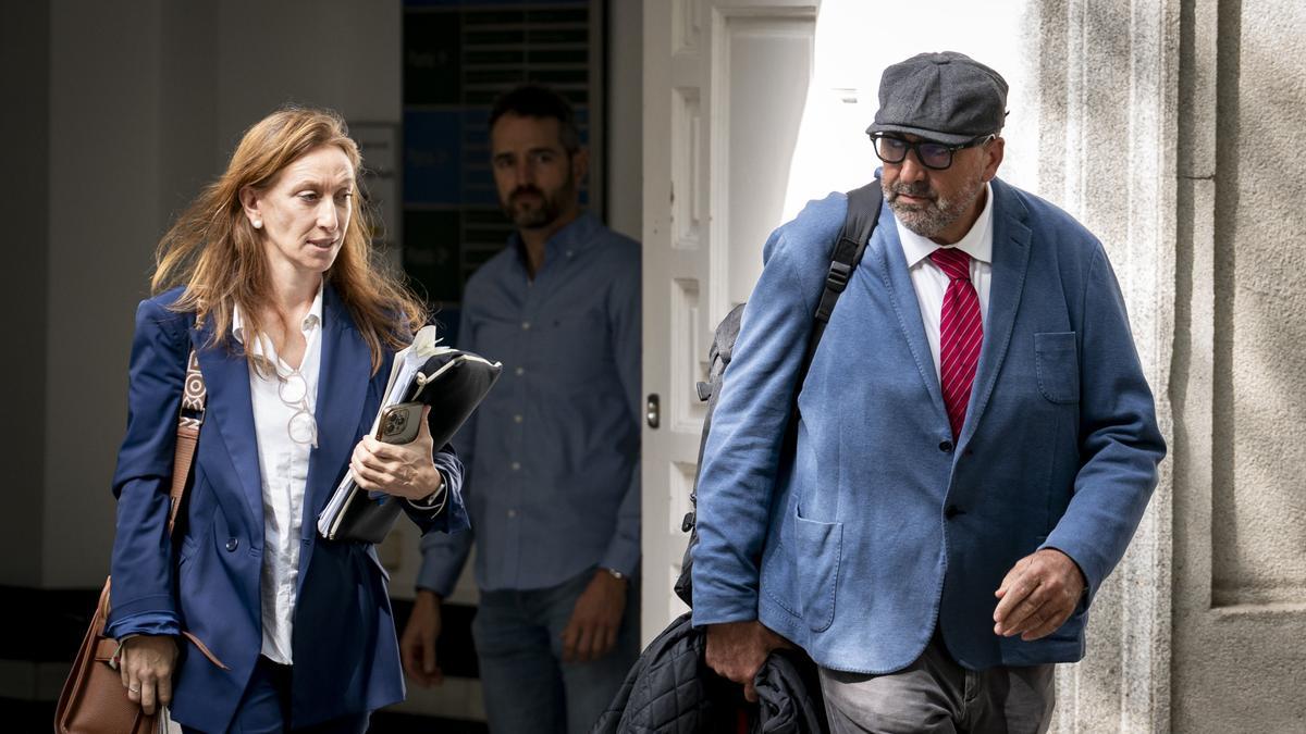Koldo García, saliendo del Tribunal Supremo