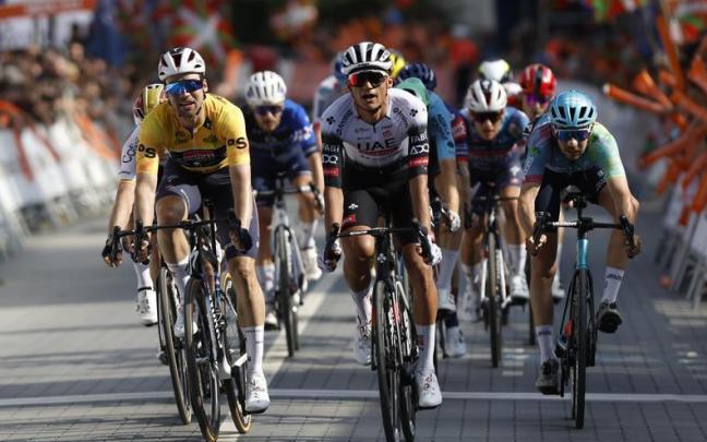 Isaac del Toro, durante la pasada edición de la Itzulia.