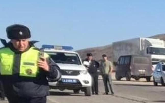 Dispositivo policial por los atentados coordinados en la república rusa de Daguestán. / EP Dispositivo policial por los atentados coordinados en la república rusa de Daguestán.