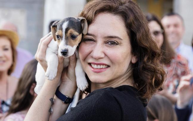 La presidenta de la Comunidad de Madrid, Isabel Díaz Ayuso, durante un reciente acto de precampaña.