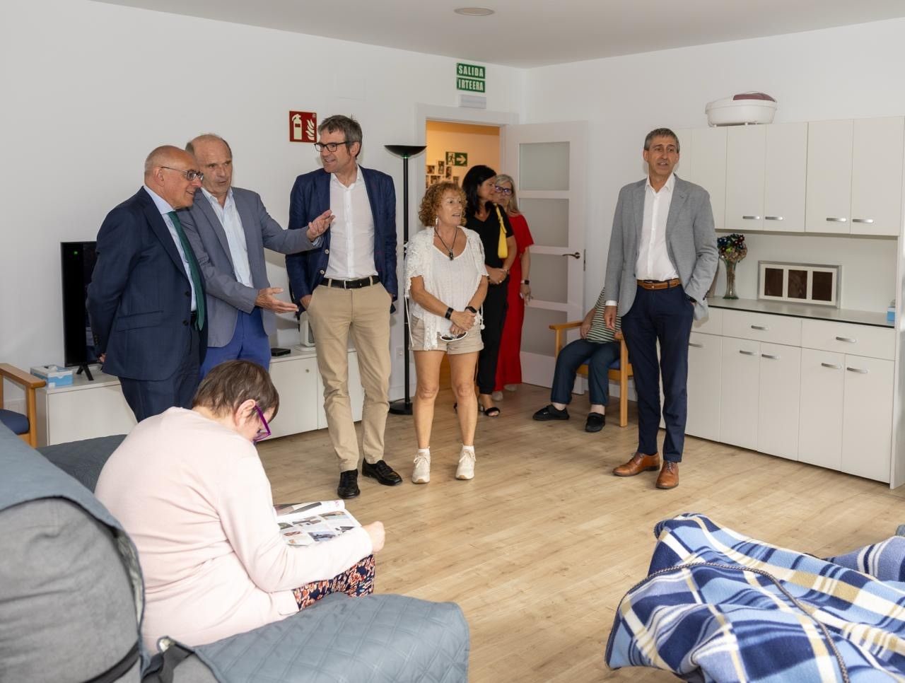 Salón de una de las viviendas