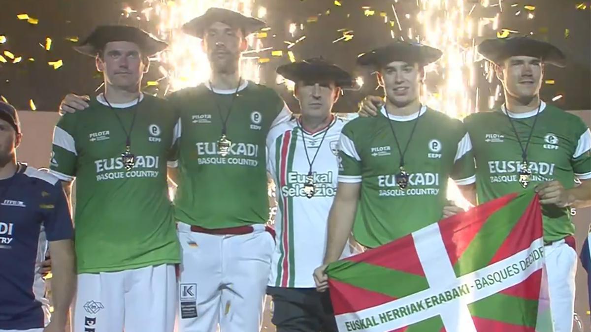 Euskal Selekzioa, ganadora de la Liga de Naciones de Pelota.