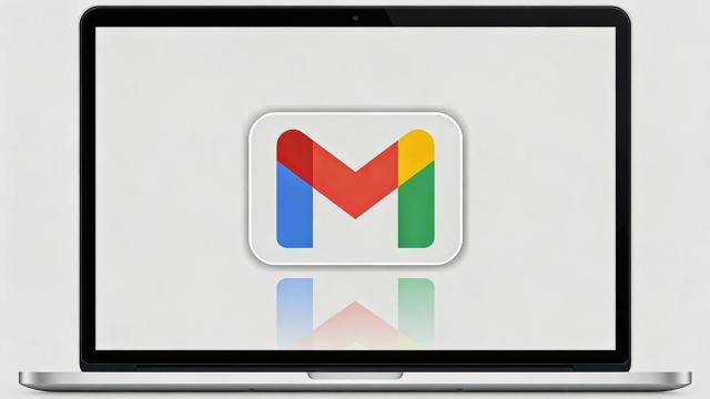 El logotipo de Gmail, en una pantalla de ordenador.