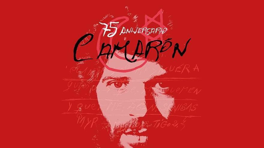 Cartel del concierto por el 75 aniversario de Camarón.