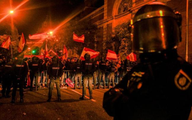 Concentración en Ferraz contra la ley de la amnistía.