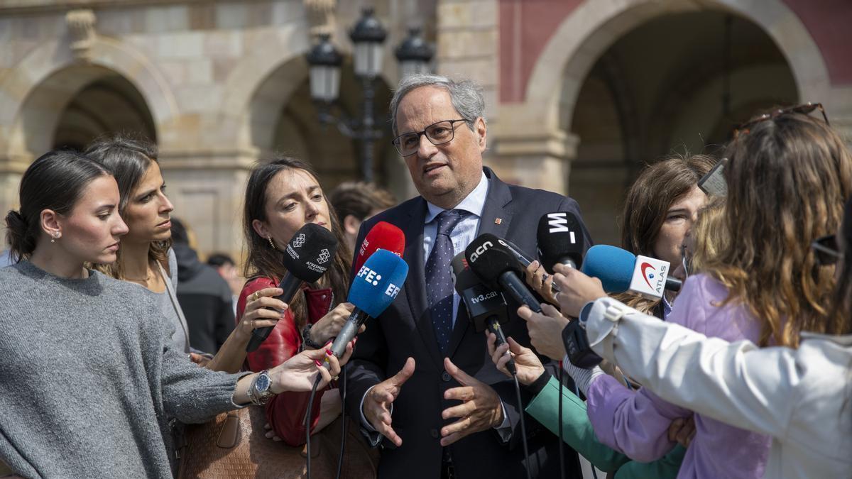 El expresidente de la Generalitat de Catalunya Quim Torra.