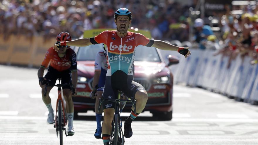 Victor Campenaerts, vencedor.