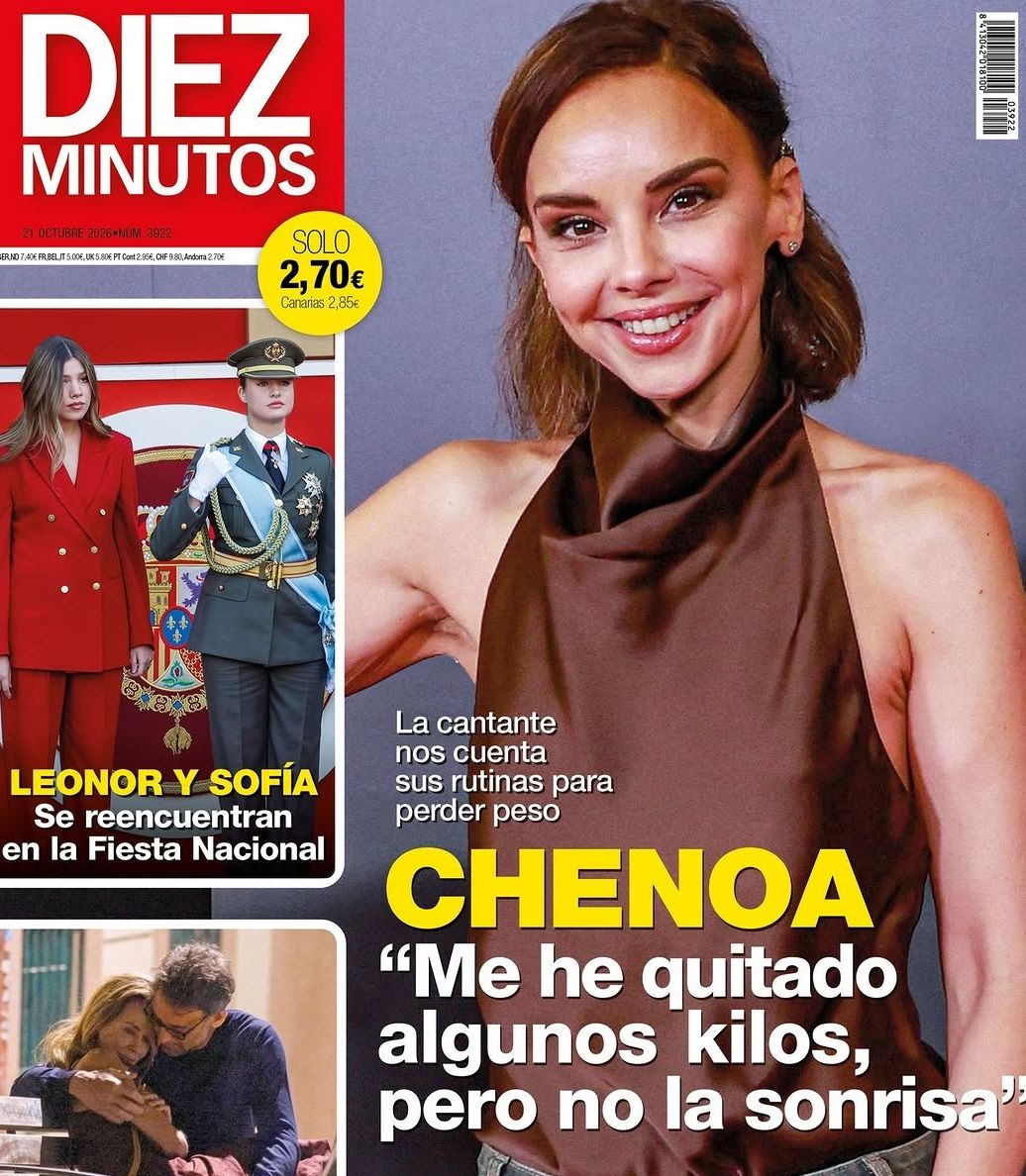 Chenoa, en la portada de la revista 'Diez Minutos' del 21 de octubre.