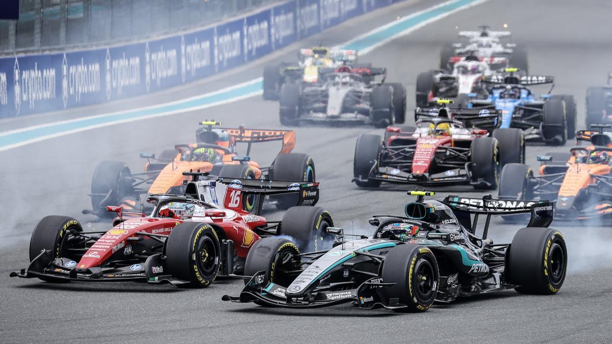 Imagen de los primeros compases de la carrera.