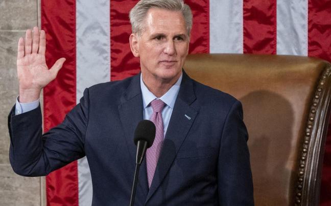 El republicano Kevin McCarthy, presidente del Congreso de los EEUU El republicano Kevin McCarthy, presidente del Congreso de los EEUU