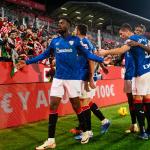 Iñaki Williams celebra su gol en Montilivi / Athletic Club