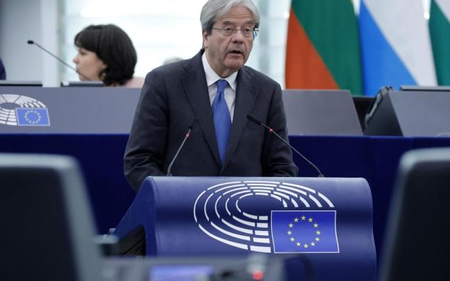 El comisario europeo de Economía, Paolo Gentiloni. / EFE El comisario europeo de Economía, Paolo Gentiloni.