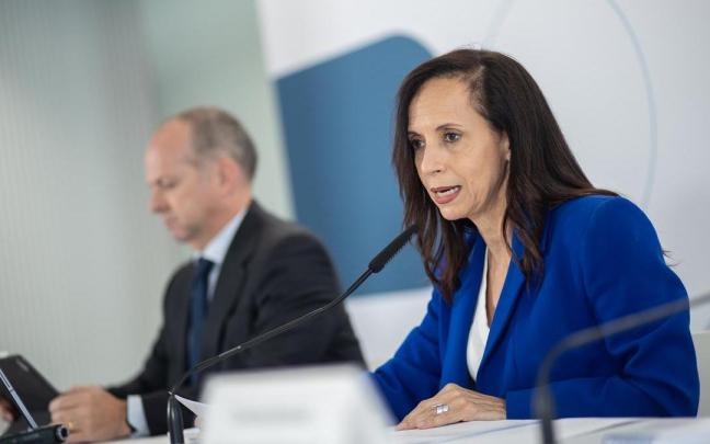 Beatriz Corredor presenta el informe sobre las causas del apagón de Red Eléctrica. / EP Beatriz Corredor presenta el informe sobre las causas del apagón de Red Eléctrica.